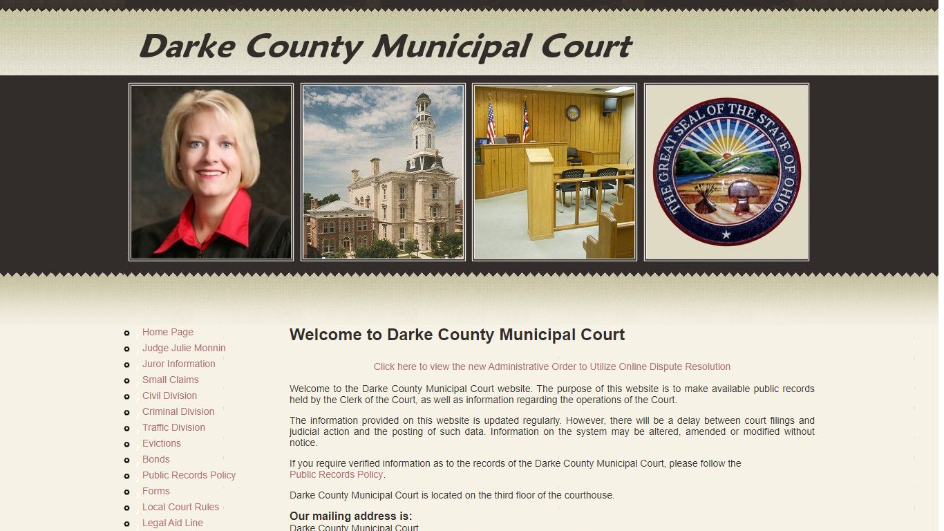 Darke County Courts - Greenville, Ohio ..:: Welcome